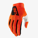 Guante 100% RIDEFIT Moto Naranja fluorescente