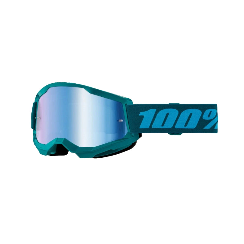 ANTIPARRA 100% STRATA 2 GOGGLE STONE - MIRROR BLUE LENS