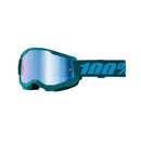 ANTIPARRA 100% STRATA 2 GOGGLE STONE - MIRROR BLUE LENS