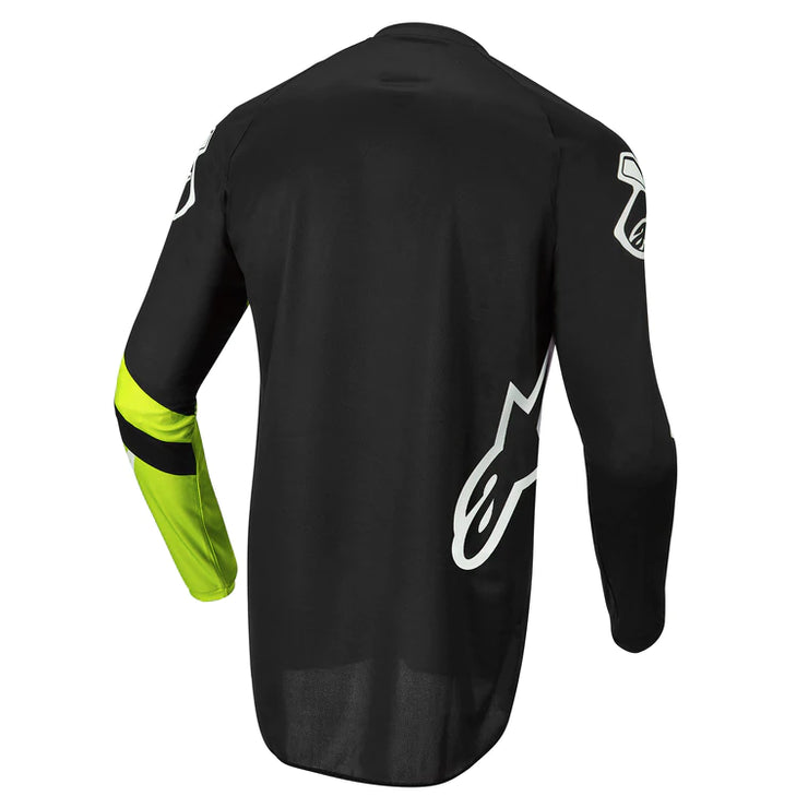 TRAJE 2022 FLUID CHASER ALPINESTARS BLACK YELLOW FLUO