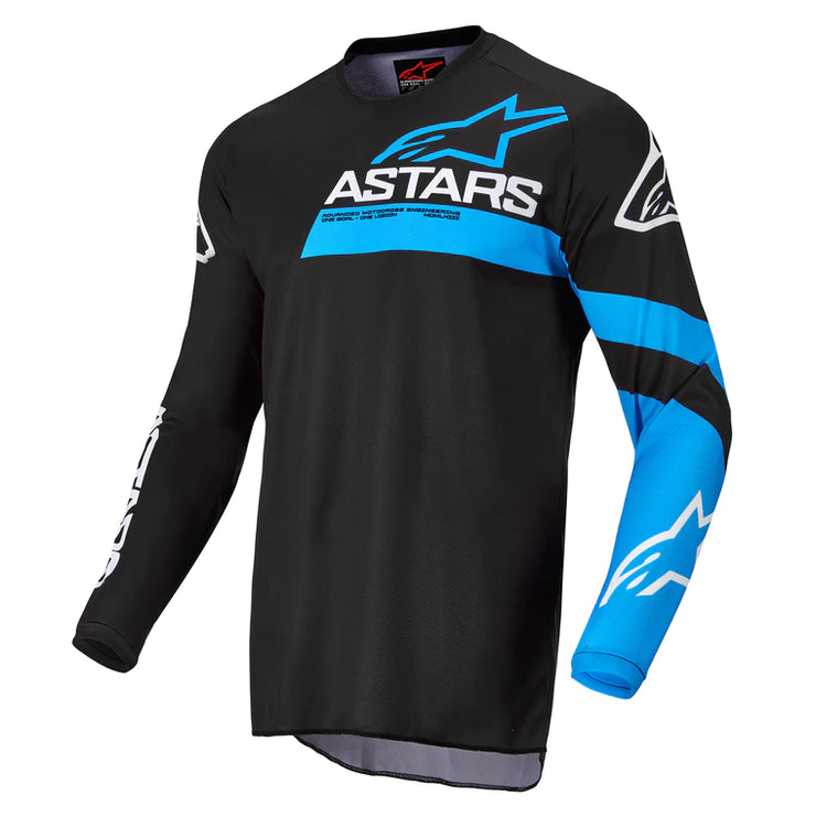 TRAJE 2022 FLUID CHASER ALPINESTARS BLACK BLUE NEON