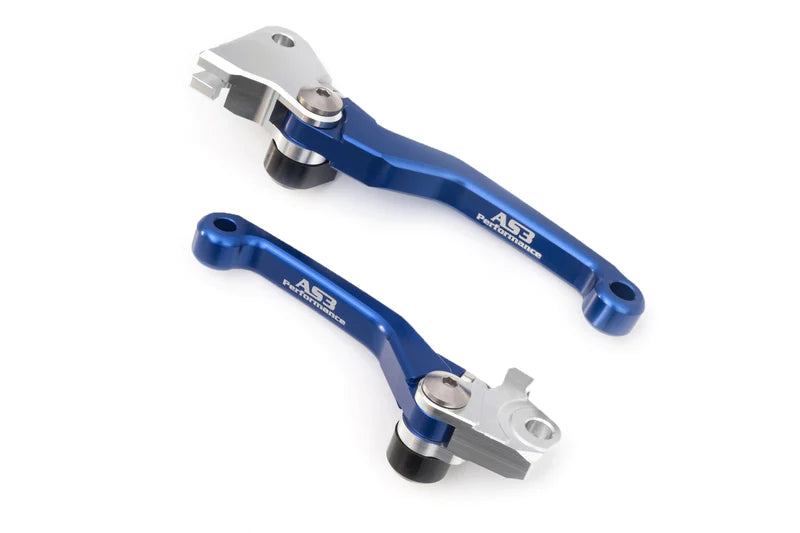 KIT MANILLAS RETRACTILES DE FRENO Y EMBRAGUE YAMAHA YZ 125/250 2015-2022 YZ 250/450 F 2009-2022 AS3 AZUL